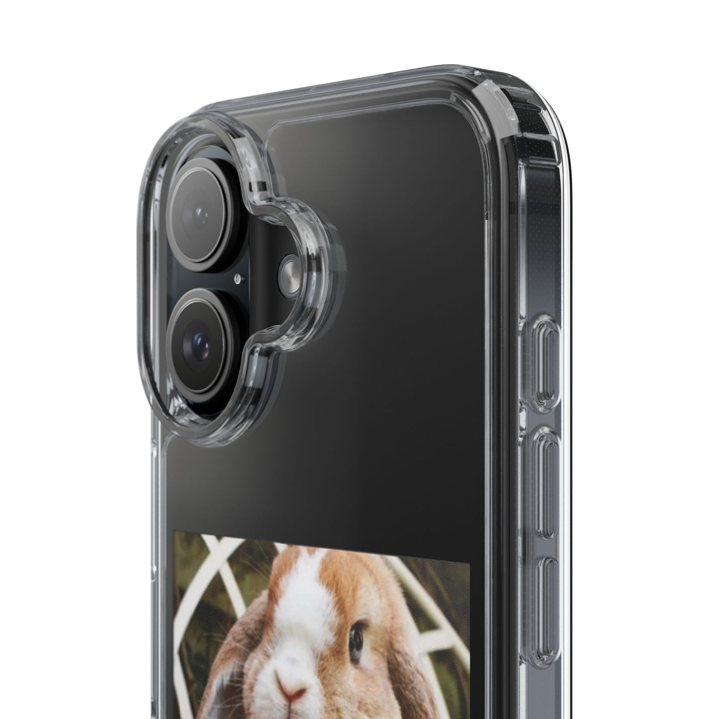 Clear Bunny Phone Case, Cute Rabbit Clear Case, Transparent Phone Cover, Animal Lover Gift, Easter Gift, Pet Lovers