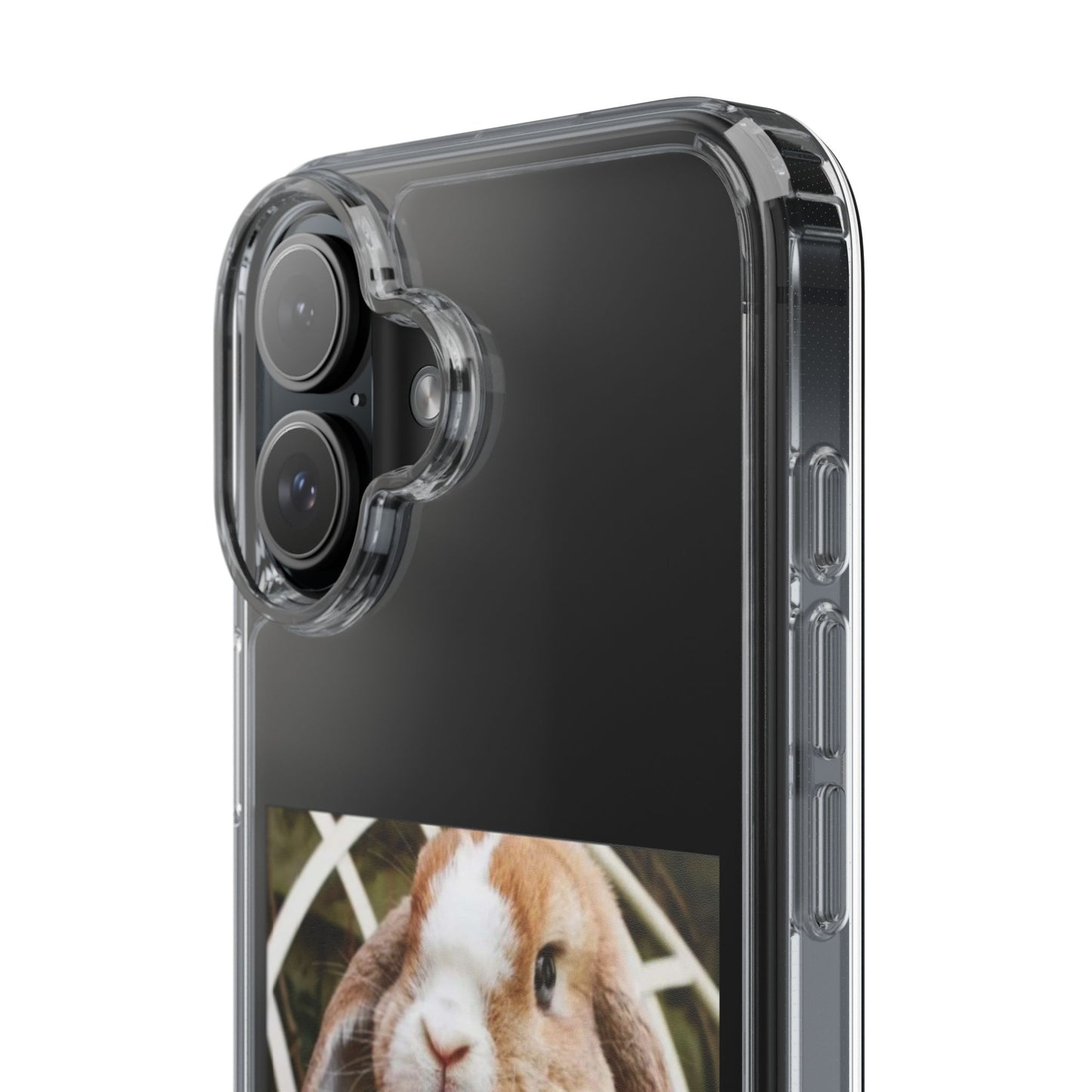 Clear Bunny Phone Case, Cute Rabbit Clear Case, Transparent Phone Cover, Animal Lover Gift, Easter Gift, Pet Lovers