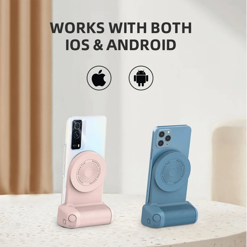 Magnetic Camera Handle Bluetooth Bracket for Android/IOS