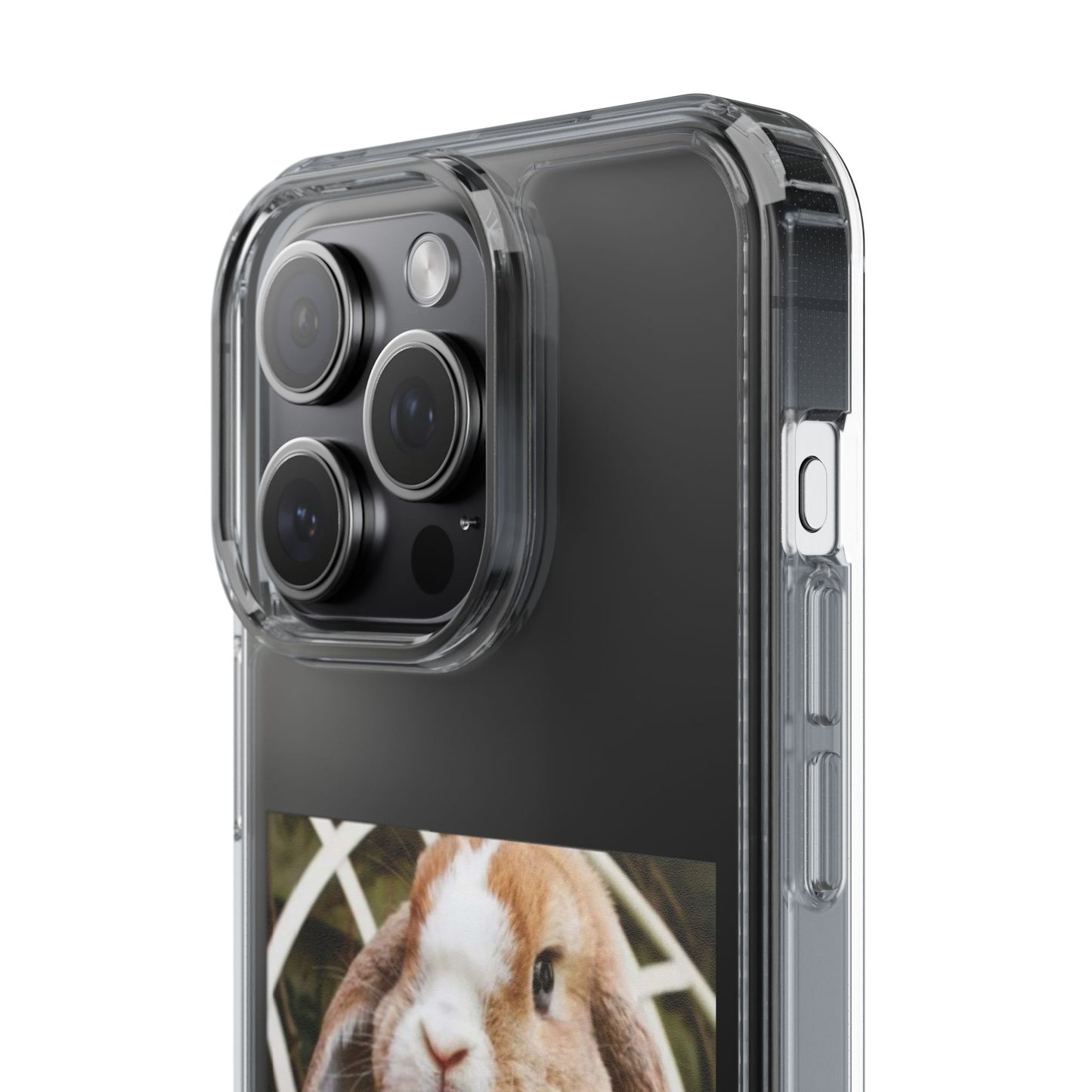 Clear Bunny Phone Case, Cute Rabbit Clear Case, Transparent Phone Cover, Animal Lover Gift, Easter Gift, Pet Lovers