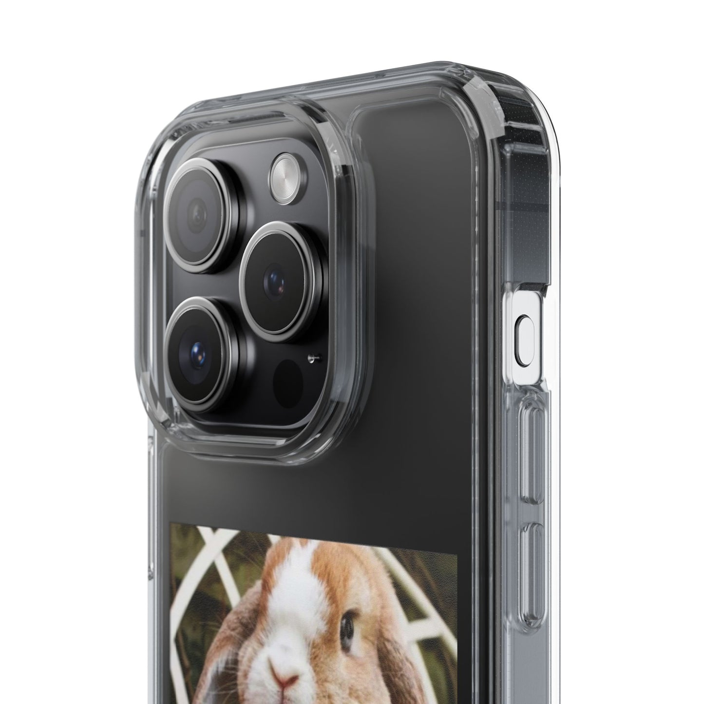 Clear Bunny Phone Case, Cute Rabbit Clear Case, Transparent Phone Cover, Animal Lover Gift, Easter Gift, Pet Lovers