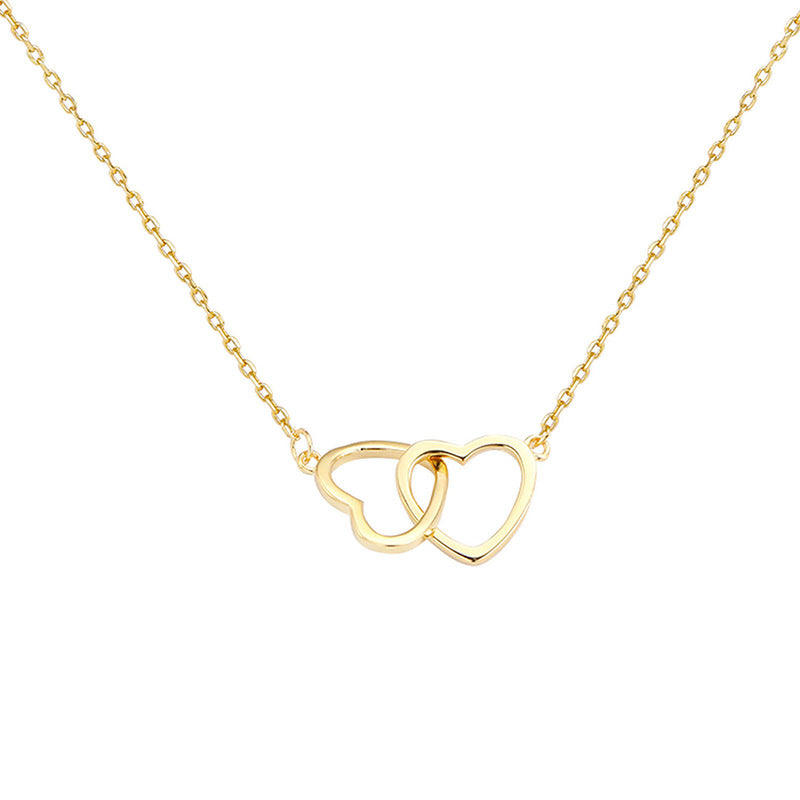 RKL™ Stainless Steel Heart Necklace Timeless Elegance in Gold