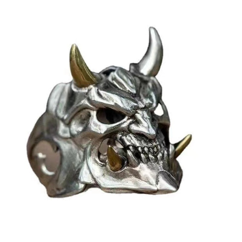 RKL™ Retro Punk Ghost Men's Open Ring