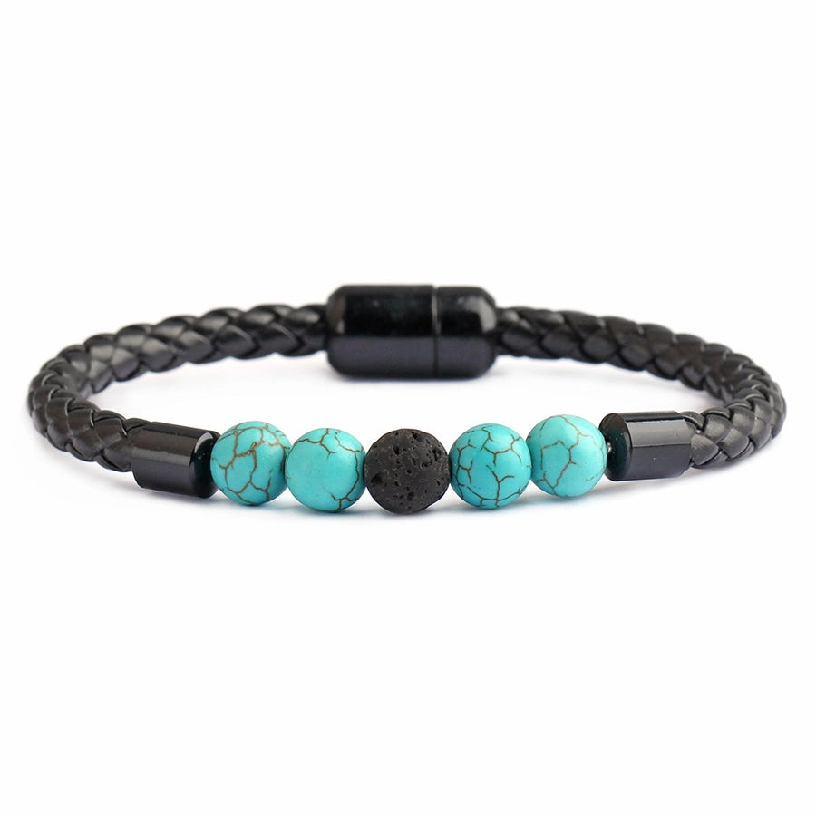 RKL™ Retro Geometric Natural Stone Bracelet