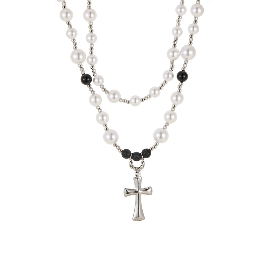 RKL™ Men's Rock Streetwear Cross Pendant Necklace