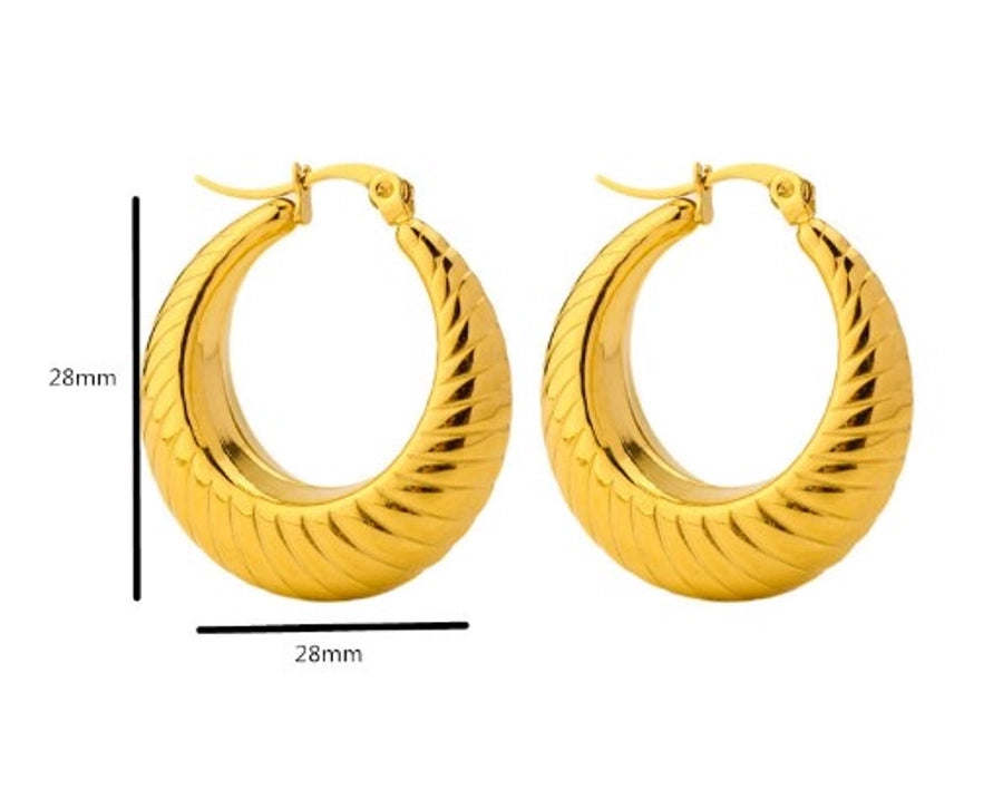 RKL™ Retro French Style Gold Plated Earrings