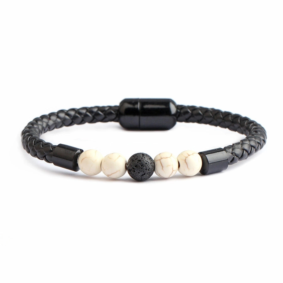 RKL™ Retro Geometric Natural Stone Bracelet