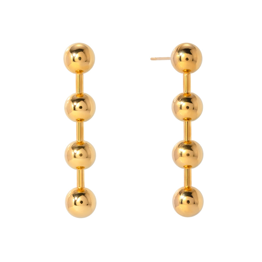 RKL™ IG Style 18K Gold Plated Ball Drop Earrings