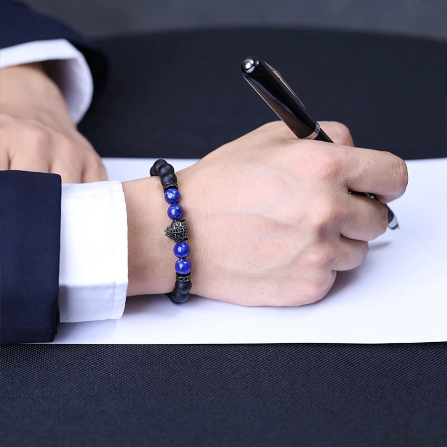 RKL™ Lapis Lazuli Classic Men's Geometric Bracelet