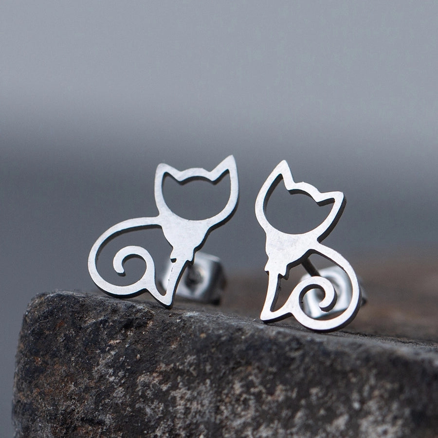 RKL™ Stainless Steel Animal Motif Ear Studs Collection