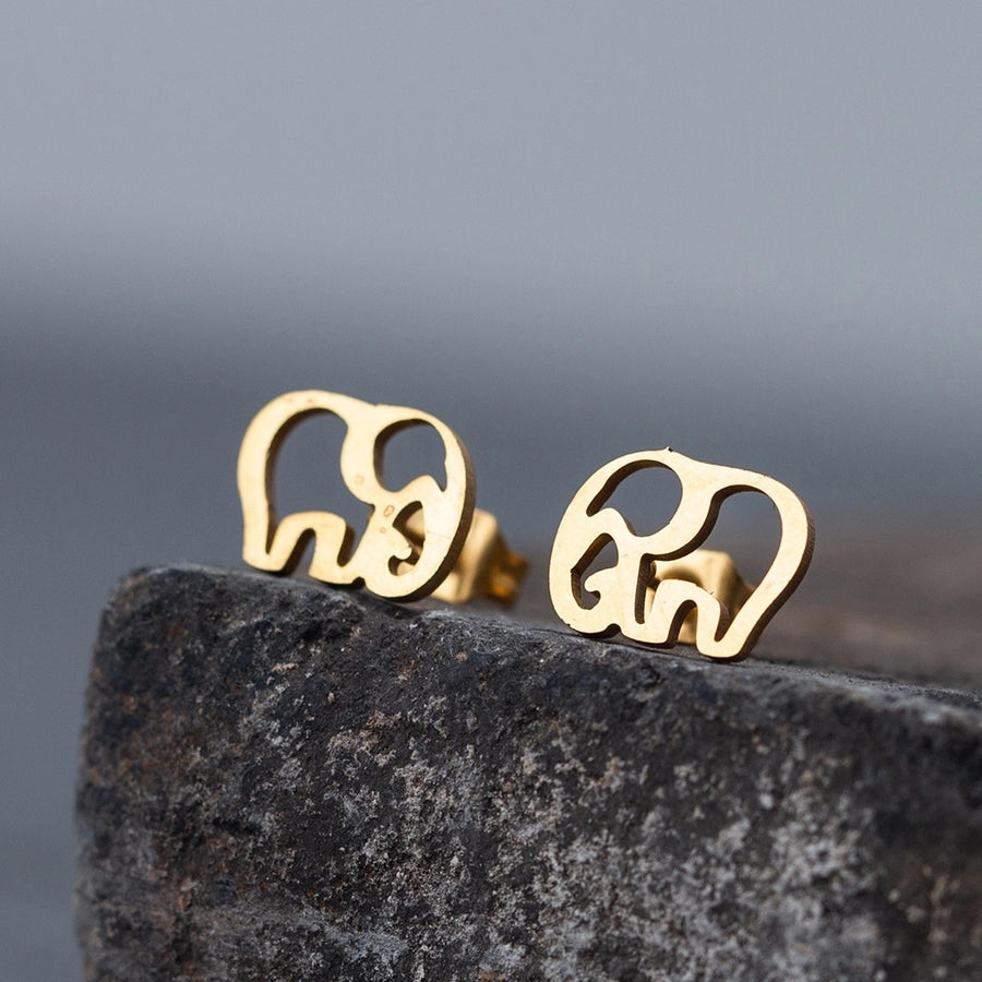 RKL™ Stainless Steel Animal Motif Ear Studs Collection