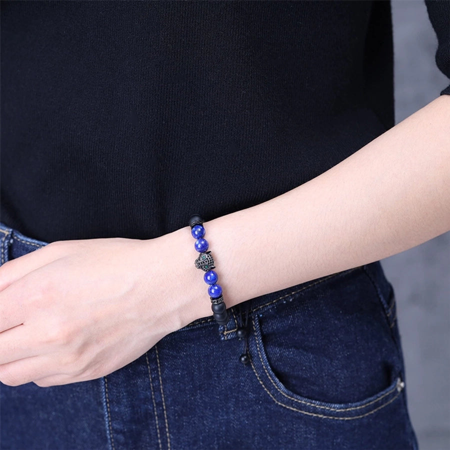 RKL™ Lapis Lazuli Classic Men's Geometric Bracelet