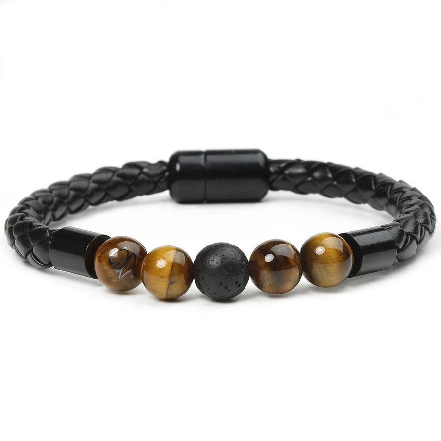 RKL™ Retro Geometric Natural Stone Bracelet