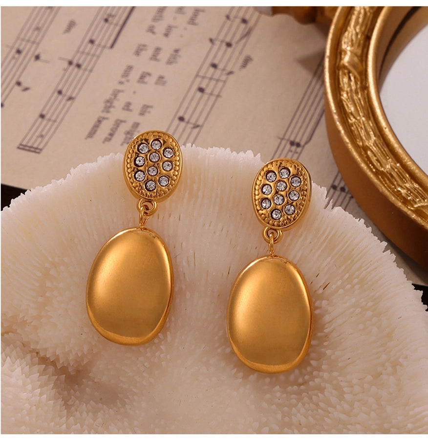 RKL™ Radiant 18K Gold Plated Rhinestone Drop Earrings