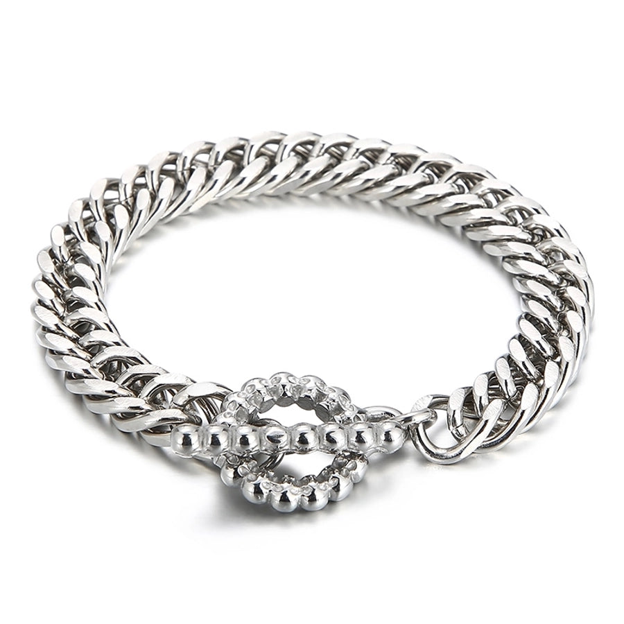 RKL™ Solid Color Stainless Steel Cuban Link Necklace