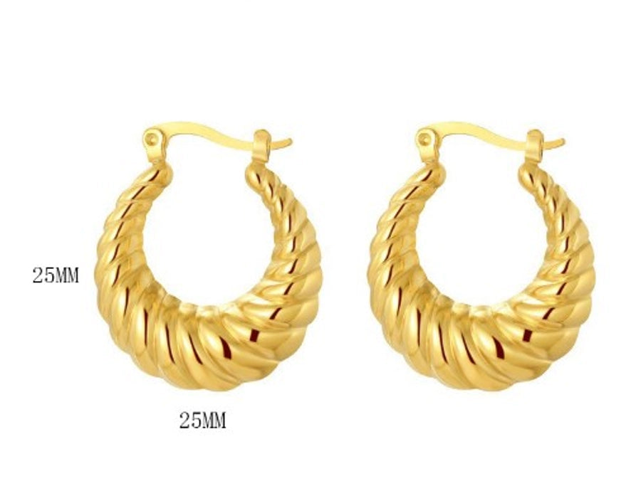 RKL™ Retro French Style Gold Plated Earrings