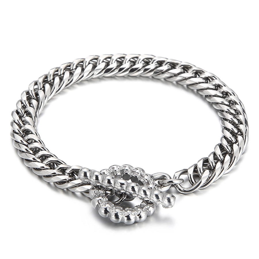 RKL™ Solid Color Stainless Steel Cuban Link Necklace