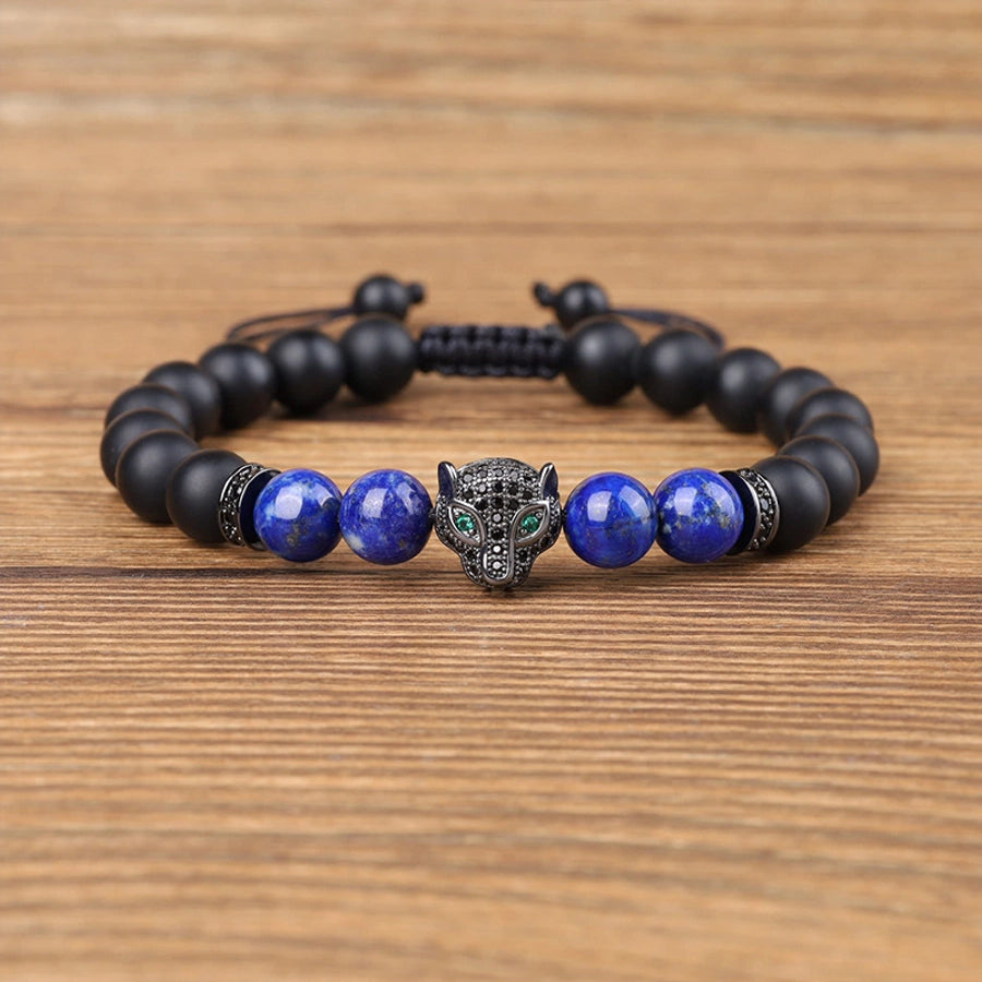 RKL™ Lapis Lazuli Classic Men's Geometric Bracelet