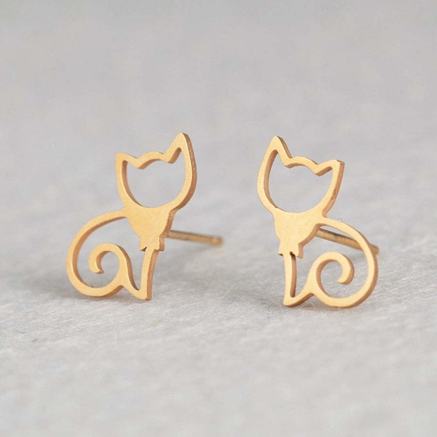 RKL™ Stainless Steel Animal Motif Ear Studs Collection