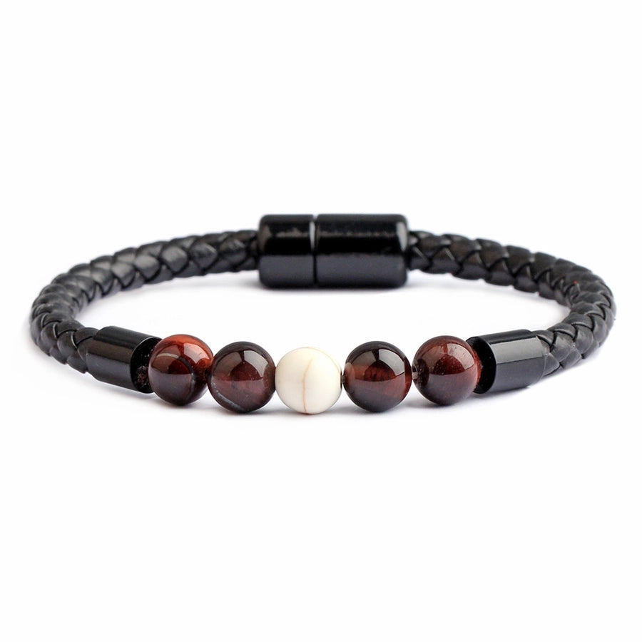 RKL™ Retro Geometric Natural Stone Bracelet