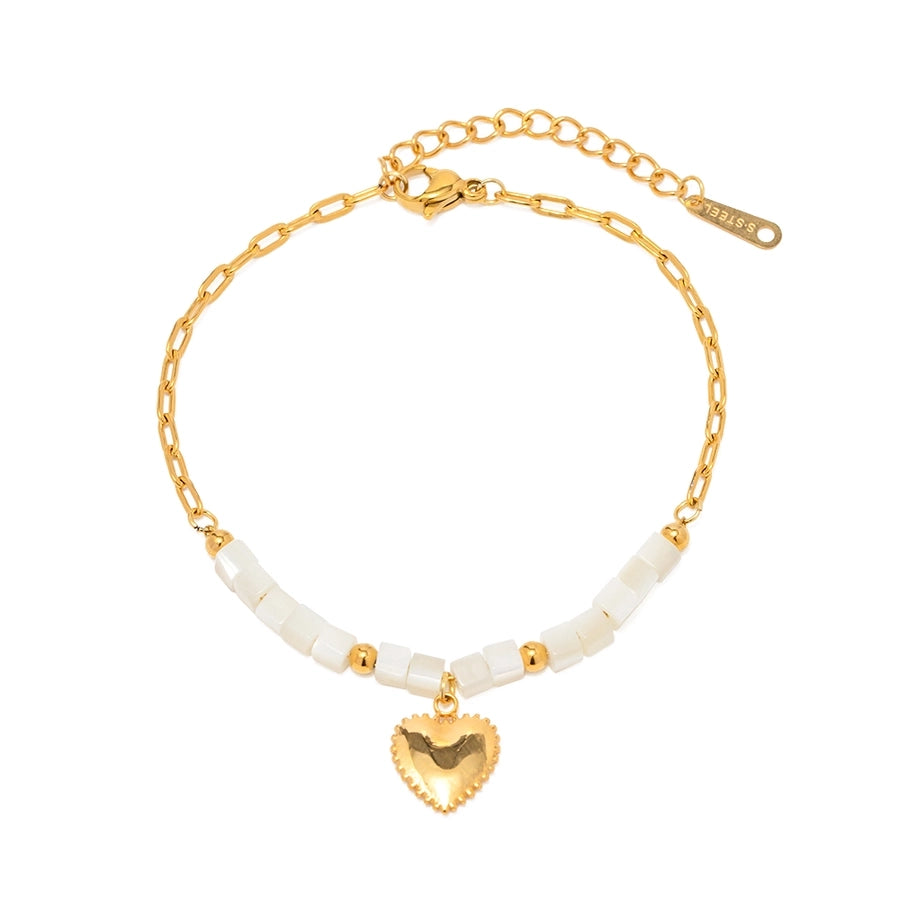 RKL™ Gold-Plated Heart Bracelet & Necklace Set